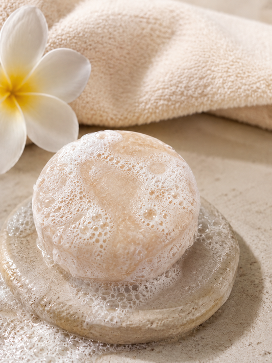 Shampoing solide au monoï et lait d'ânesse bio