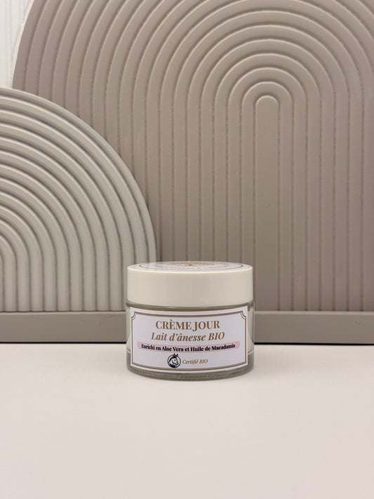 Crème de jour au lait d'ânesse bio 50ml