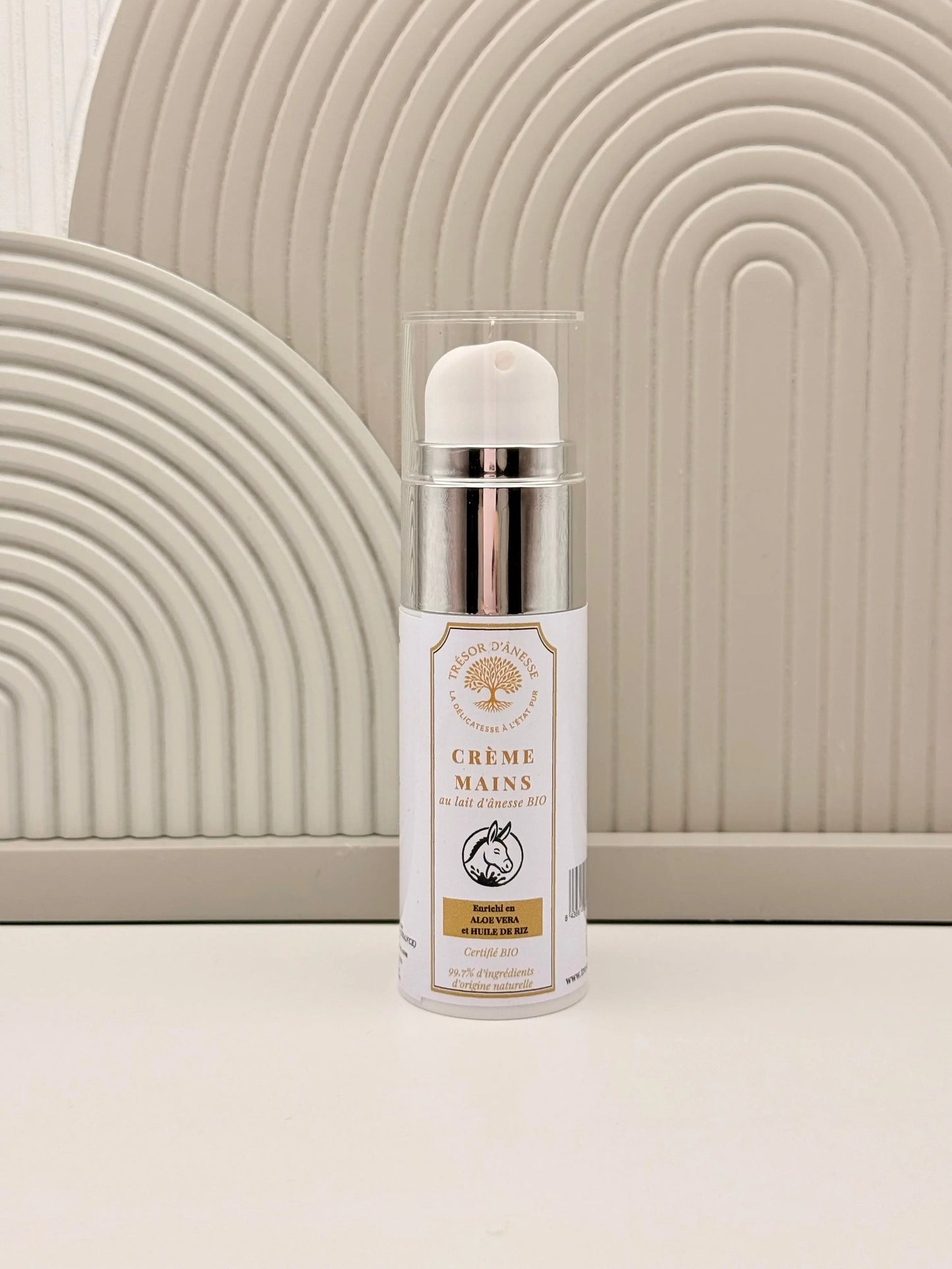 Crème mains réparatrice bio lait d'ânesse hydratante
