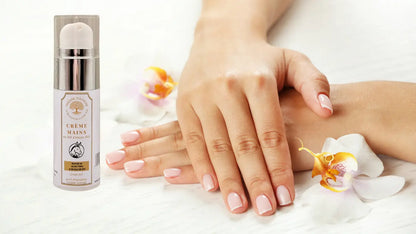 Mains douces et hydratées crème bio lait d'ânesse
