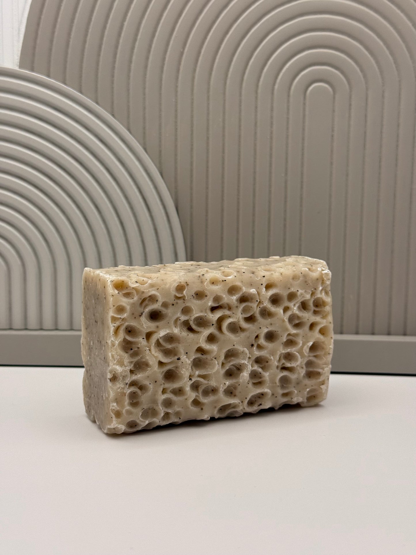 Savon exfoliant bio marc de café lait d'ânesse gommage naturel
