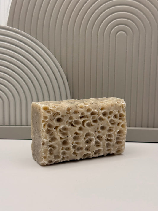 Savon exfoliant bio marc de café lait d'ânesse gommage naturel
