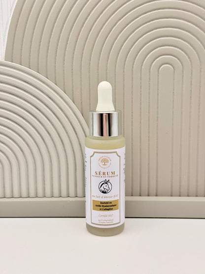 Sérum visage anti-âge bio lait d'ânesse hydratant
